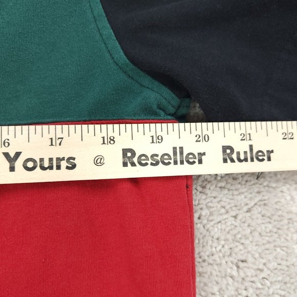 Empyre T-Shirt Mens Medium Black Striped Colorblock Short Sleeve Crew Neck - Picture 5 of 8